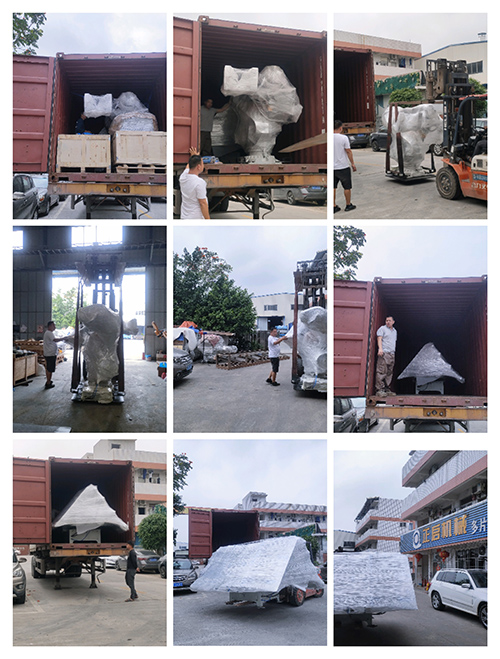 2023年4月14日發歐洲捷克裝柜-釘托盤ABB機器人、旋轉工作臺1個