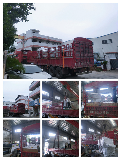 2023年5月8日發云南曲靖師宗-ZQ150方木多片鋸2臺、自動出料架