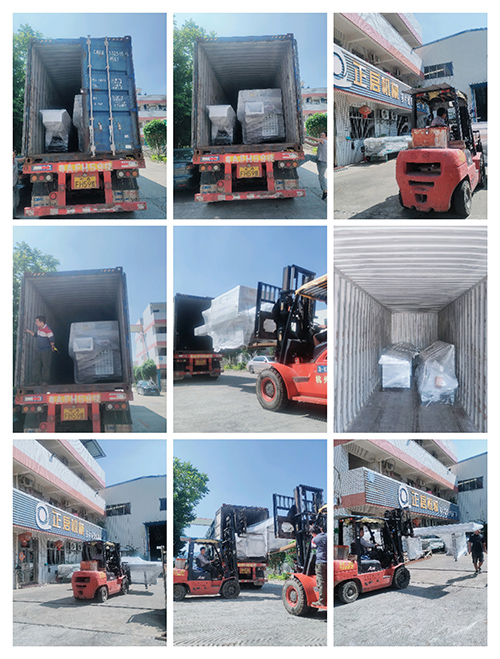 2023年10月12日發捷克裝柜 3號柜-ZQ350圓木多片鋸、方木自動出料架、翻轉自動上料架、縱向傳送架