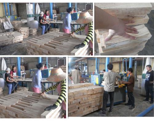 方木多片鋸60型-柬埔寨-短料加工現場